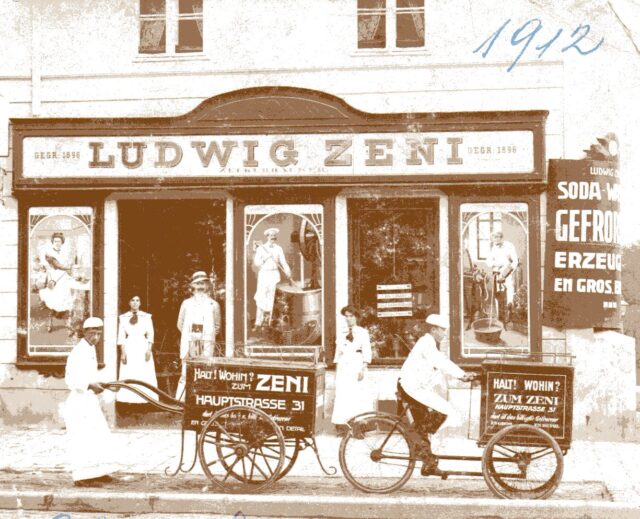 Zuckerbäckerei Ludwig Zeni, Floridsdorfer Hauptstraße 31, 1912, Foto: Bezirksmuseum Floridsdorf