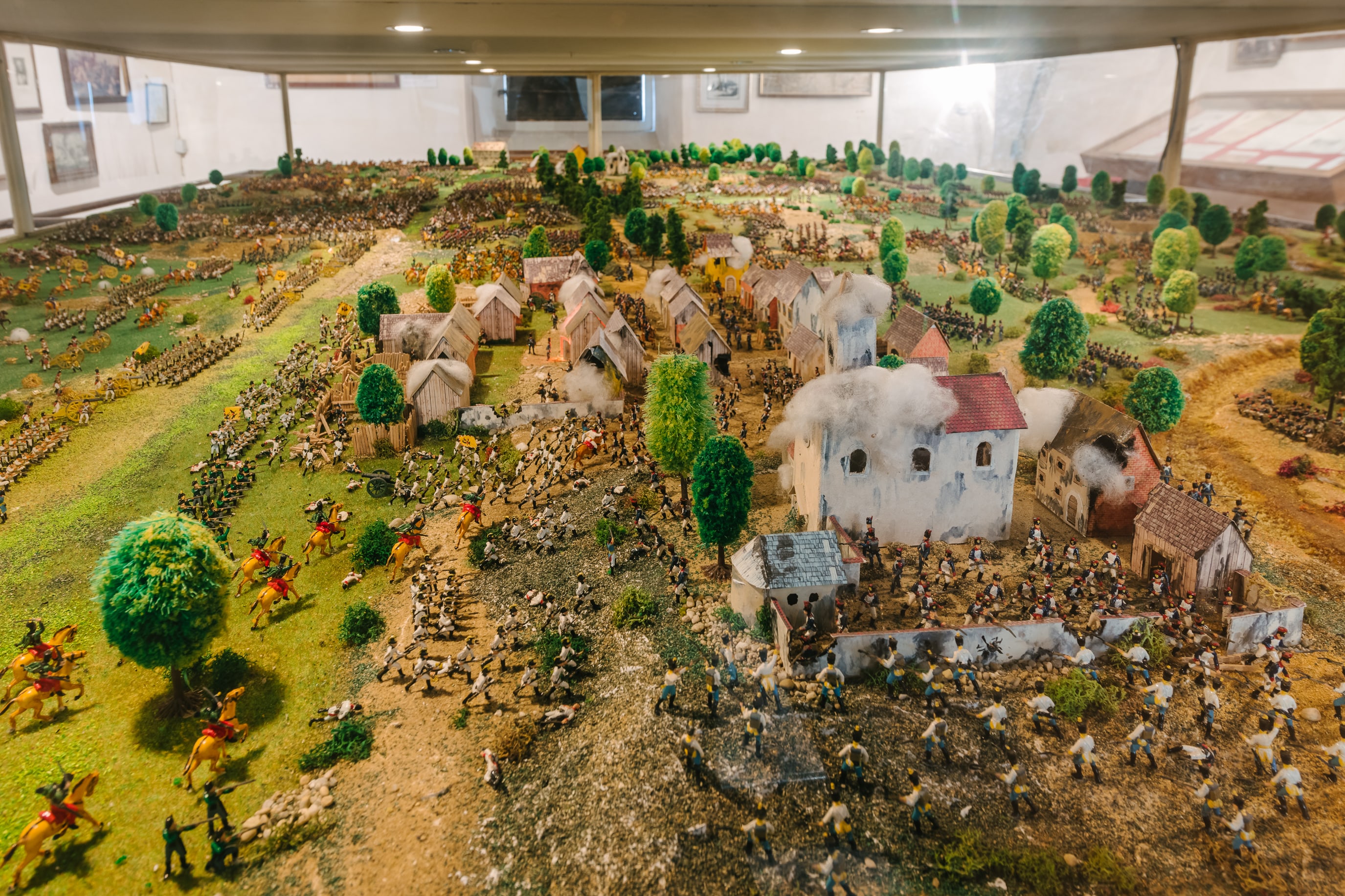 Diorama im Esslinger Schüttkasten, Museum Aspern-Essling 1809, Foto: Klaus Pichler