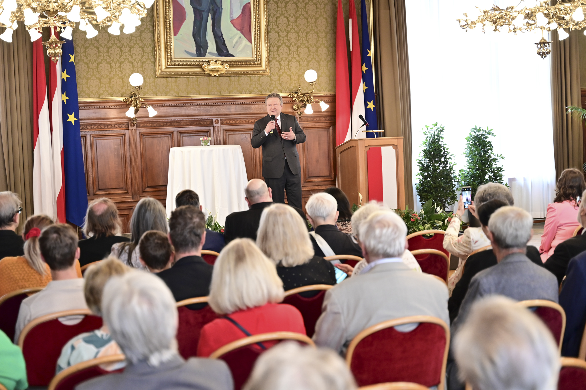 Empfang Rathaus, Foto: Stadt Wien/Christian Jobst, Juli 2024