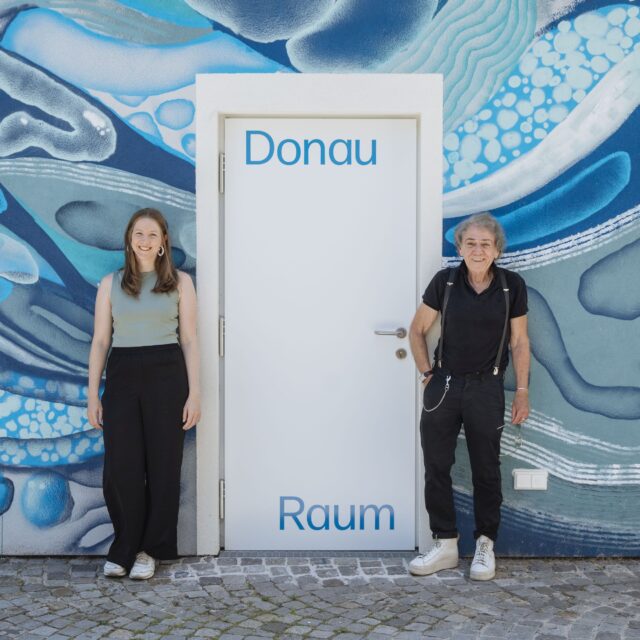 Donau-Raum, Bezirksmuseum Brigittenau, Anna Jungmayr (Curatorial Fellow, Wien Museum), Richard Felsleitner (Leiter Bezirksmuseum Brigittenau), Foto: LuxundLumen_Marlene_Fröhlich_2024