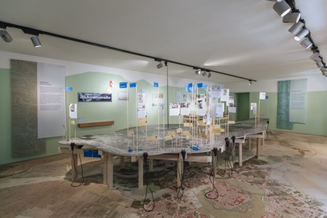 Donau-Raum, Bezirksmuseum Brigittenau, Ausstellungsansicht, Foto: Marlene Fröhlich | luxundlumen.com, 2024