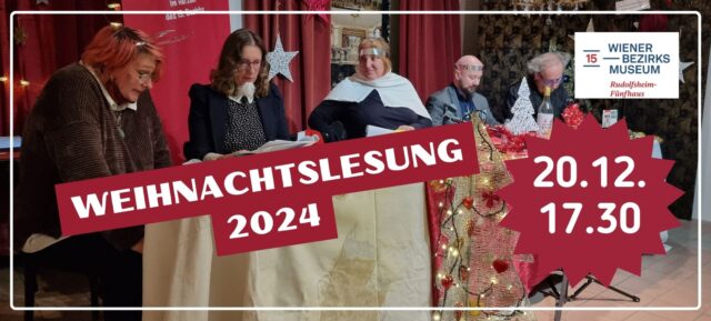 Veranstaltung: Weihnachtslesung, Bezirksmuseum Rudolfsheim-Fünfhaus, 2024